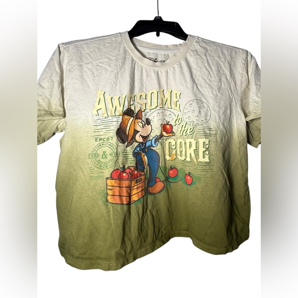 Disney Epcot Food and Wine Festival 2021 Mickey Crop Top Shirt by Her Universe